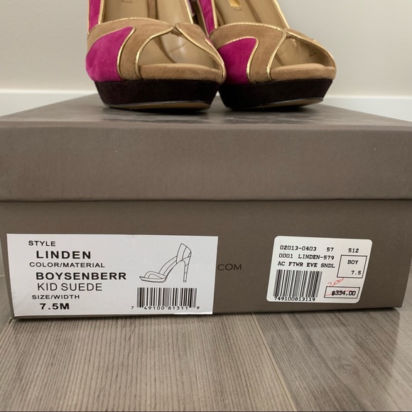 New BCBG Linden Colour Block Heels, Size 7.5 - Picture 9 of 9